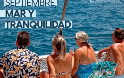 Septiembre, mar y tranquilidad: disfruta de un paseo en el Catamarán Zostera